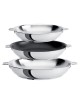 Cristel Mutine 3-Piece Frying Pan Set 20 24 28cm
