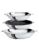 Cristel Mutine 3-Piece Frying Pan Set 20 24 28cm