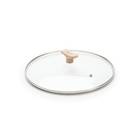 De Buyer glass lid wooden knob - 4 sizes