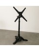 Black cast aluminum tilting bistro leg - 2 sizes