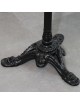 Black cast aluminum tilting bistro leg - 2 sizes