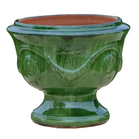 Anduze Cup Planter Green Figuiere