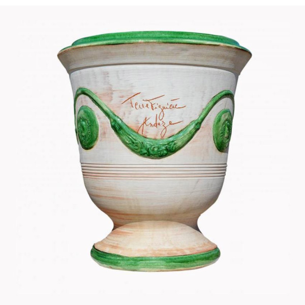 Green Cerused Planter Terre Figuiere - 5 sizes