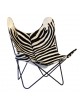 AIRBORNE Butterfly AA Zebra Armchair