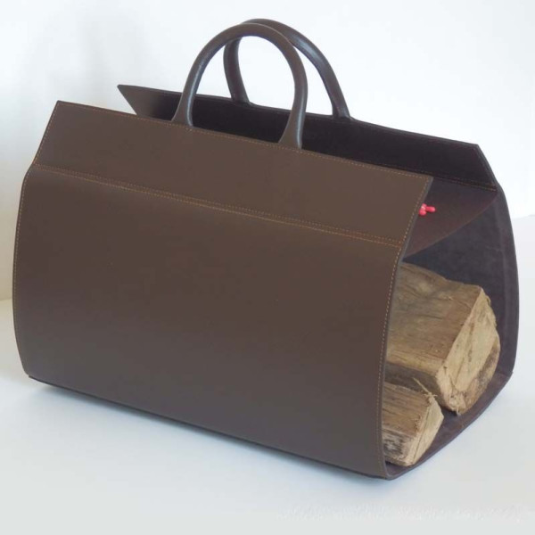 MIDIPY leather log holder - 4 colors