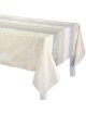 Le Jacquard Français Fleurs Gourmandes coated tablecloth craie/chalk