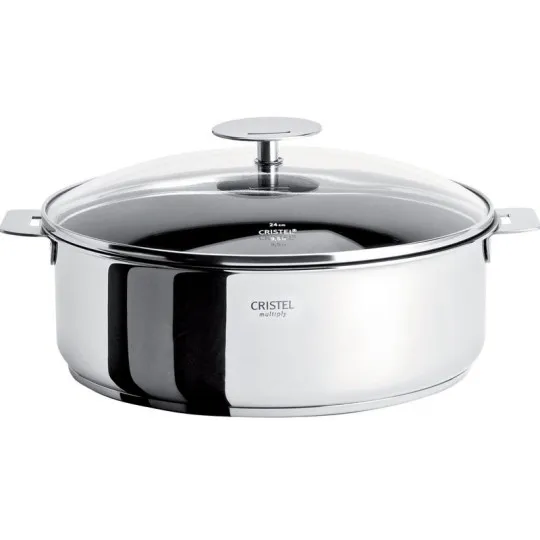 CRISTEL Casteline Sauté Pan + Lid - 4 Sizes