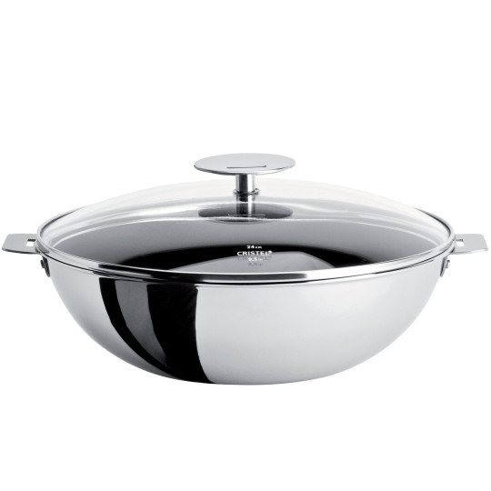 Cristel Casteline wok and lid - 3 sizes
