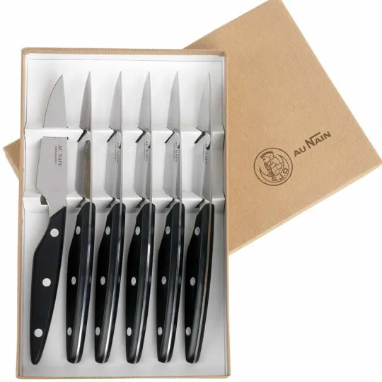 Box of 6 steak knives Brasserie Au Nain