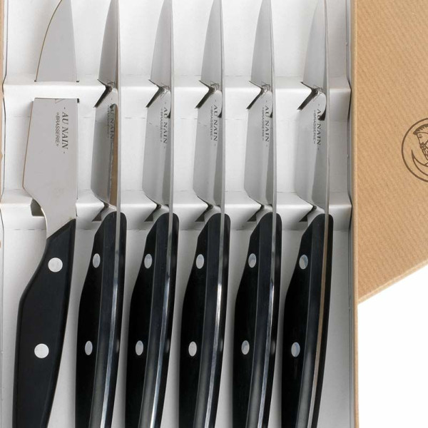Box of 6 steak knives Brasserie Au Nain