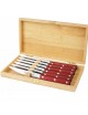 Au Nain stainless steel 6 steak knives - 4 colors
