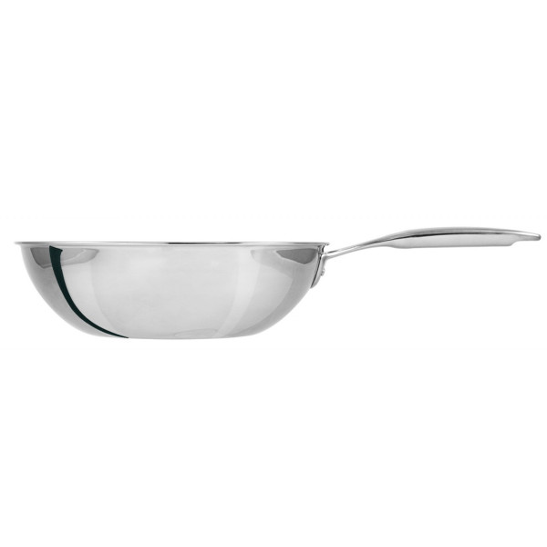 Cristel Castel Pro stainless steel wok - 5 sizes