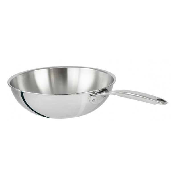 Cristel Castel Pro stainless steel wok - 5 sizes