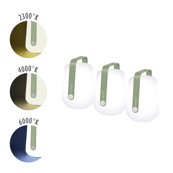 Fermob 3 Balad lamps H12 - 6 colors