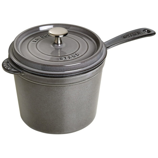 Staub Saucepan - Graphite grey 2 sizes