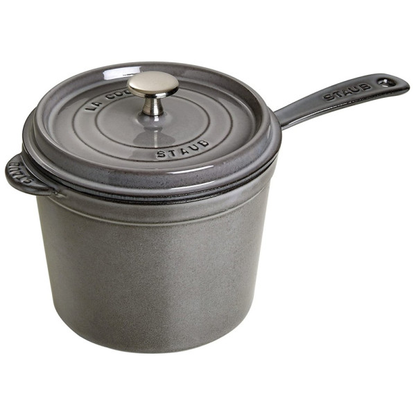 Staub Saucepan - Graphite grey 2 sizes
