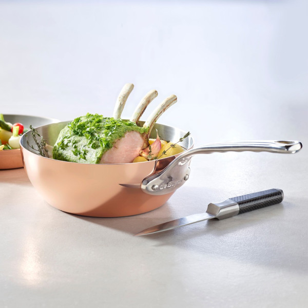 debuyer prima materaフランス製銅鍋24センチ PRIMA MATERA Copper Braiser | de Buyer USA
