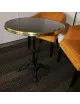 Bistro table with enameled top – 3 sizes, 9 colors