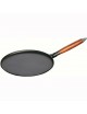Staub cast iron crepe pan wooden handle