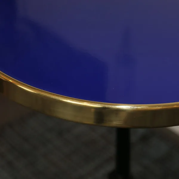 Bistro table with enameled top – 3 sizes, 9 colors
