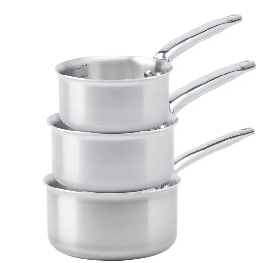 DE BUYER Alchimy 3-Piece Saucepan Set