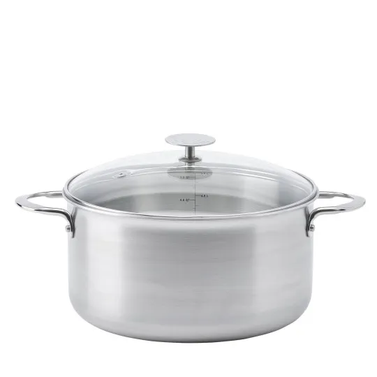 De Buyer Alchimy glass lid stewpot - 4 sizes