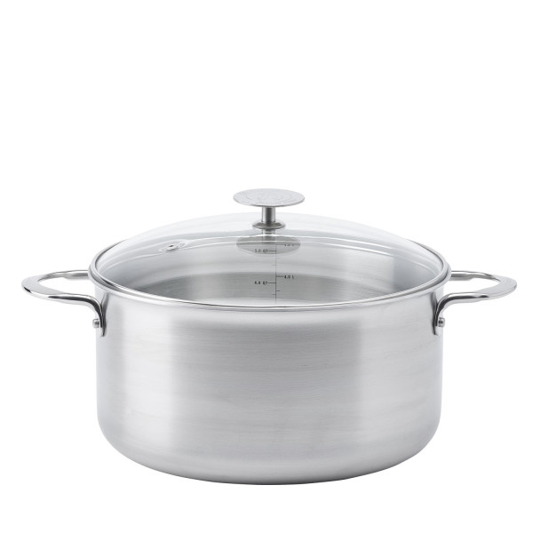 De Buyer Alchimy glass lid stewpot - 4 sizes