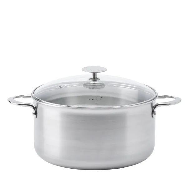De Buyer Alchimy glass lid stewpot - 4 sizes