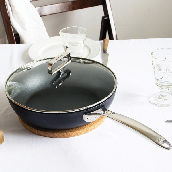 Cristel Castel Pro Ultralu Exceliss Saute Pan - 2 sizes