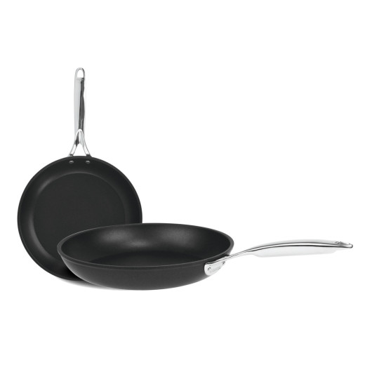 Cristel Castel Pro Ultralu 2-piece Frying Pan Set