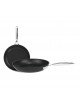 Cristel Castel Pro Ultralu 2-piece Frying Pan Set