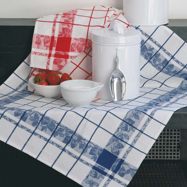 Le Jacquard Français 2 strawberry tea towels - 3 colors