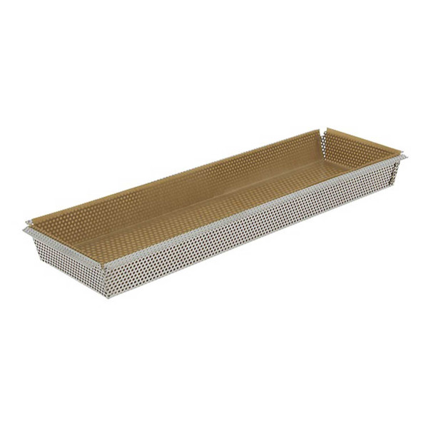 DE BUYER rectangular mold with removable bottom in stainless steel