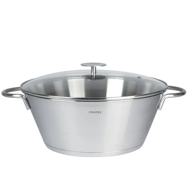 Cristel stainless steel jam pot - 2 sizes
