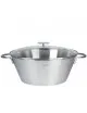 Cristel stainless steel jam pot - 2 sizes