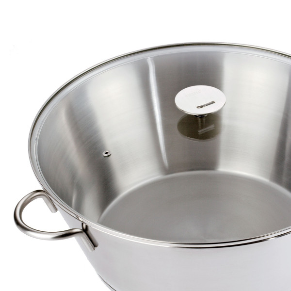 Cristel stainless steel jam pot - 2 sizes