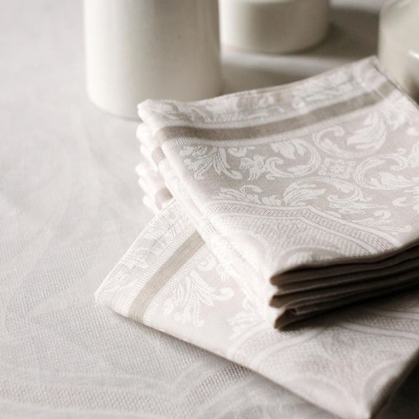 Tablecloth Napkins Armoiries Le Jacquard Français - 3 colors