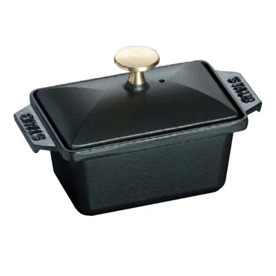 Terrine 15x11cm black matt Staub