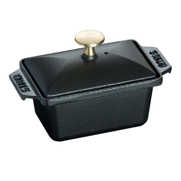 Terrine 15x11cm black matt Staub
