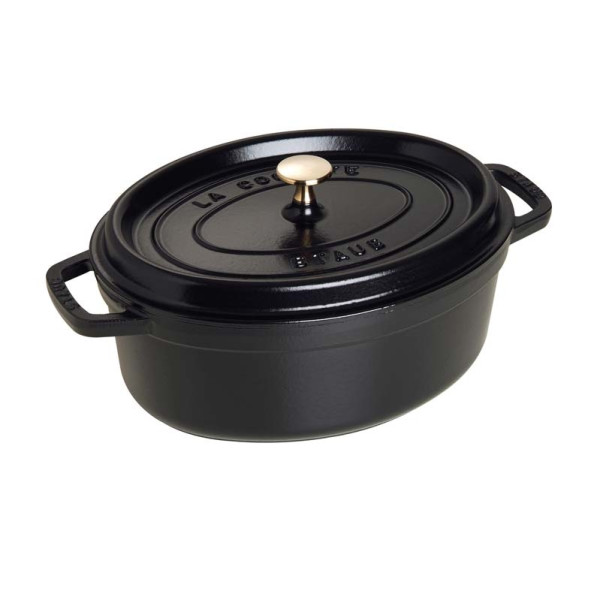 STAUB La Cocotte 両手鍋 黒 ピコ・ココット staub ストウブ ココット ラウンド ブラック 黒