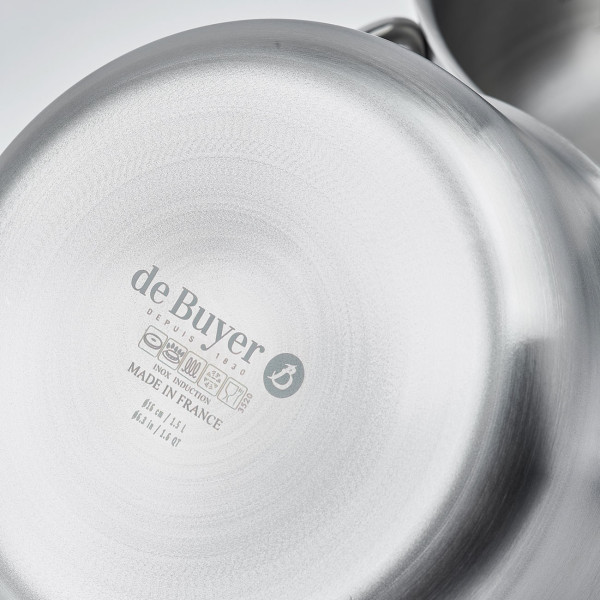 De Buyer Alchimy set 8-piece Frying Pan Saute Pan Saucepan and Stewpot