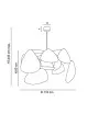 Market Set Hanging Lamp Screen XL Cane
