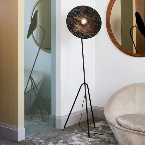 Market Set Floor Lamp Gatsby Kumo Black