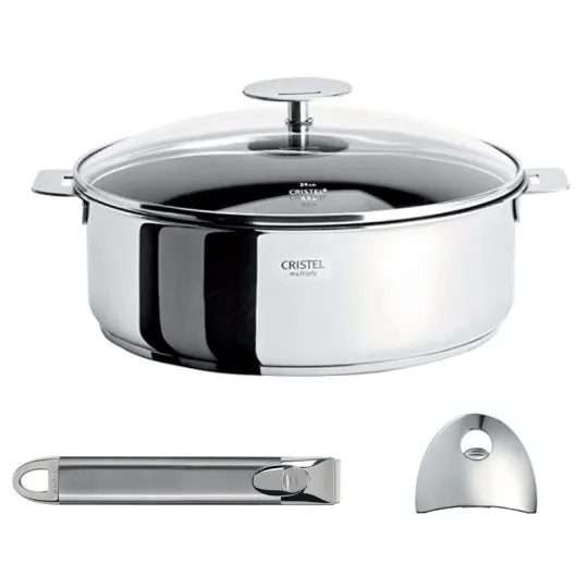 Cristel Casteline saute pan and accessories - 4 sizes