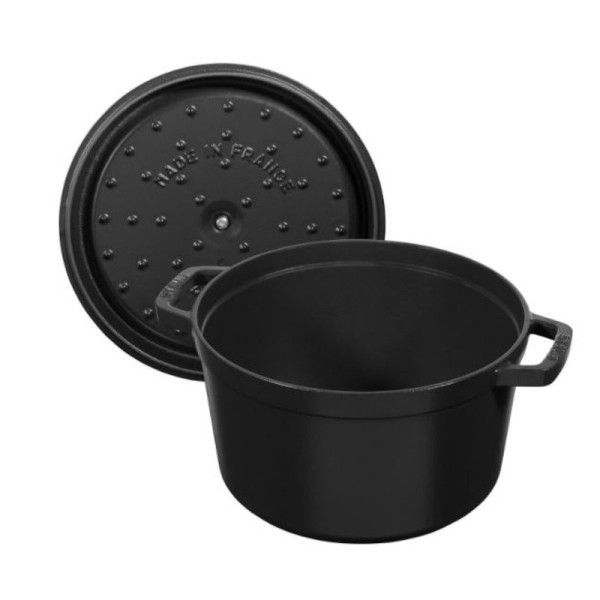 High round casserole cocotte Staub 24cm - 3 colors