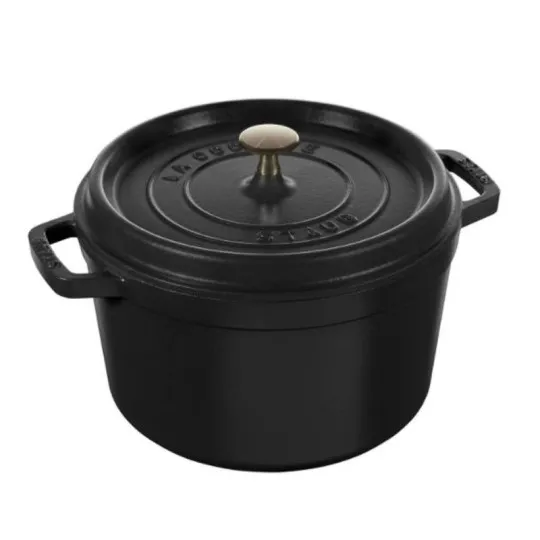 High round casserole cocotte Staub 24cm - 3 colors