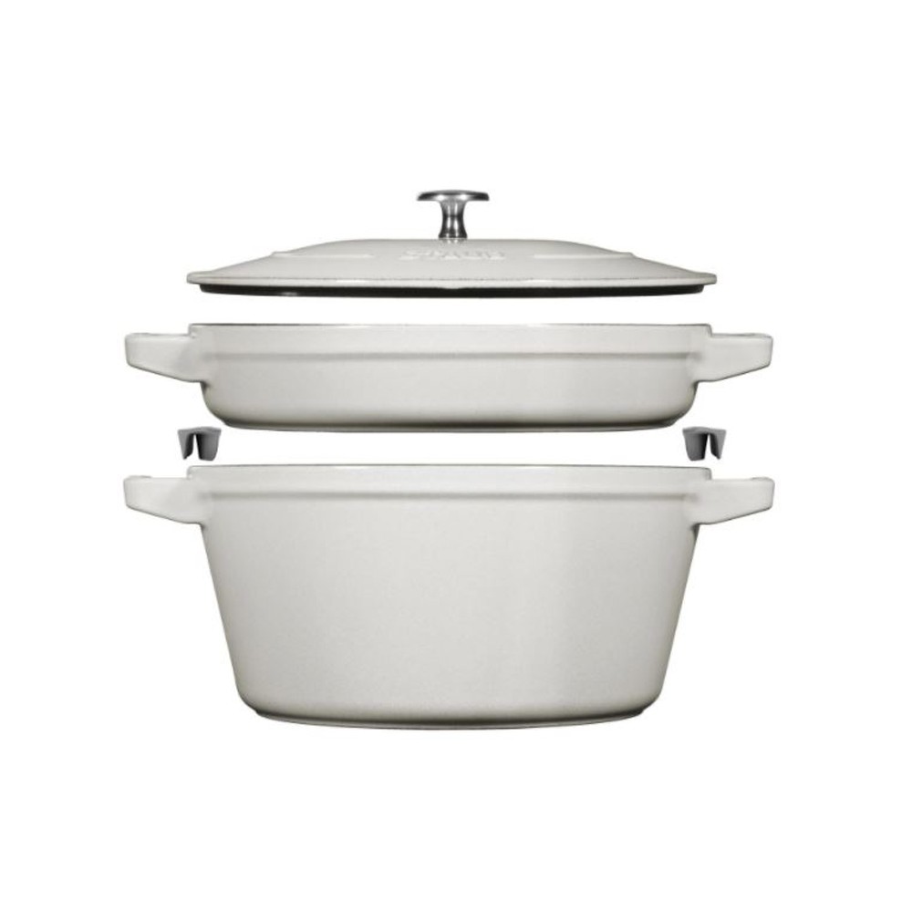Staub 3-piece stacking set 24cm cocotte - 3 colors