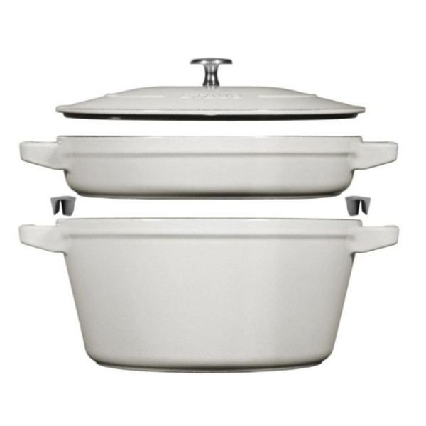 Staub 3-piece stacking set 24cm cocotte - 3 colors