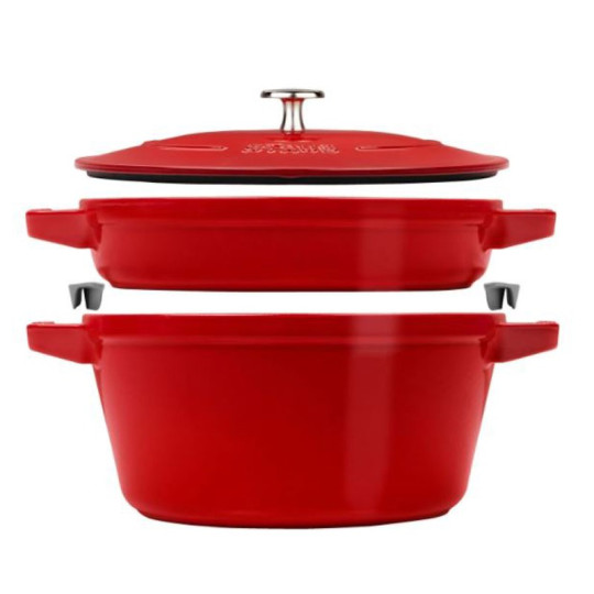 Staub 3-piece stacking set 24cm cocotte - 3 colors