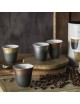 Set of 4 mocha cups Illusions DEGRENNE - 2 colors